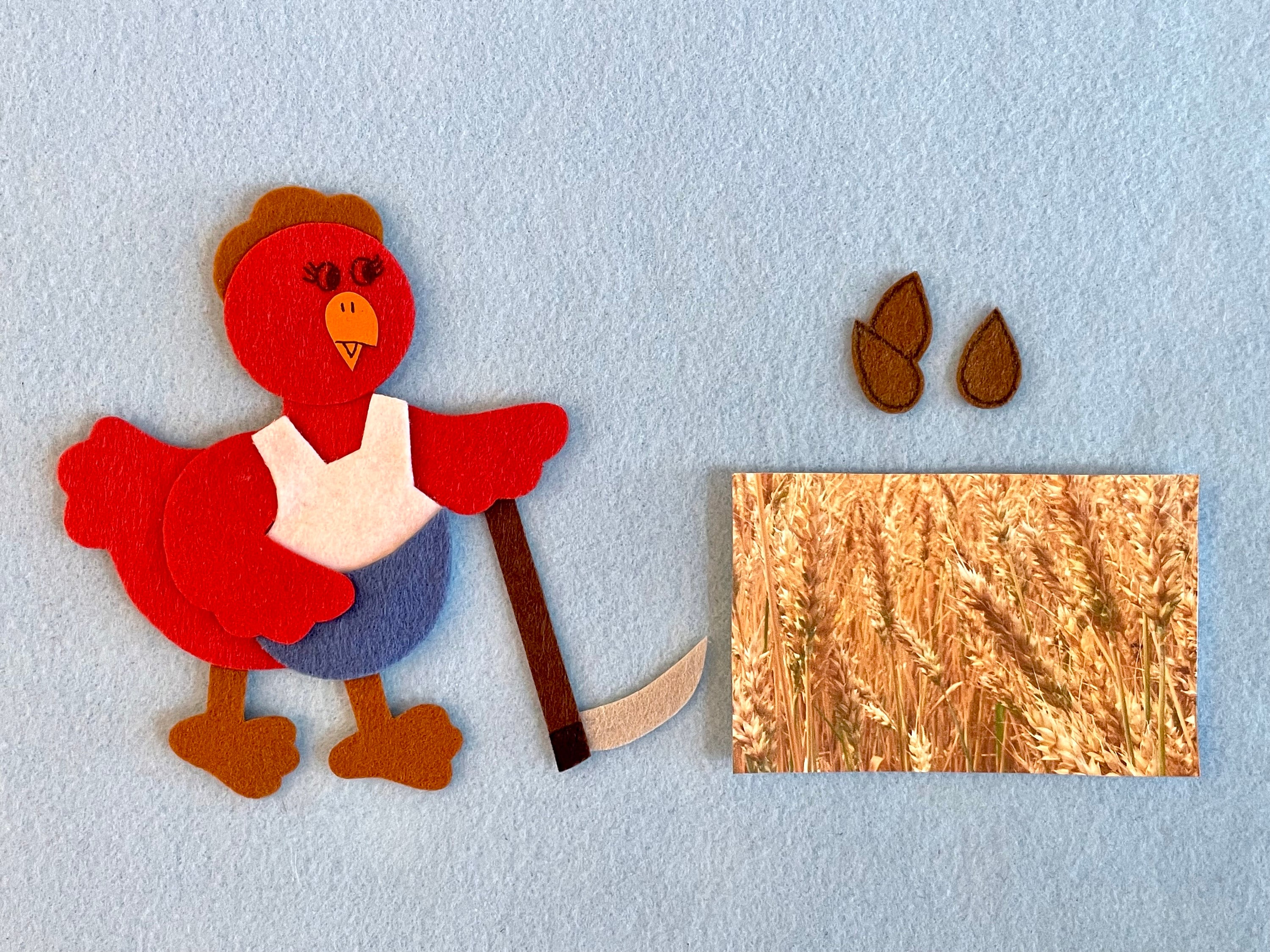 The Little Red Hen Felt Board Story Set: Classic Children's Fable - Etsy