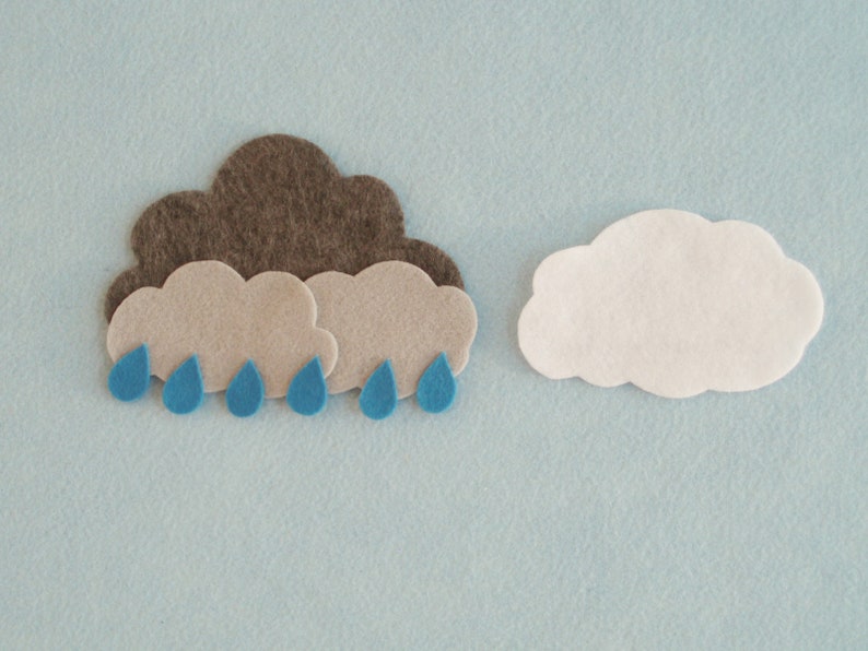 Weather Bear Felt Board Set/Weather Theme/Teacher Resource | Etsy