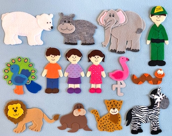 Polar Bear Felt Board Story Set: Bill Martin Jr./Eric Carle Inspired