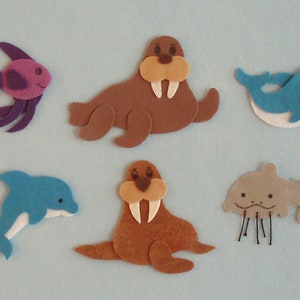 There's a Ruckus in the Ocean Felt Board Story/Felt Board Stories/Flannel board Stories/Felt Ocean Animals/Ocean Theme/Teaching Resource image 5