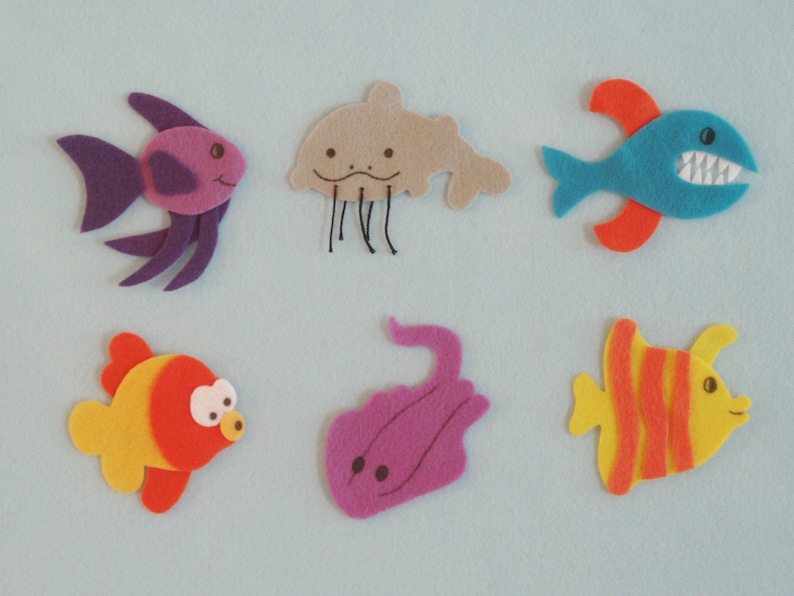 There's a Ruckus in the Ocean Felt Board Story/Felt Board Stories/Flannel board Stories/Felt Ocean Animals/Ocean Theme/Teaching Resource image 9