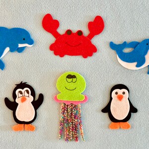 There's a Ruckus in the Ocean Felt Board Story/Felt Board Stories/Flannel board Stories/Felt Ocean Animals/Ocean Theme/Teaching Resource image 8