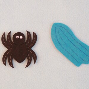 The Itsy Bitsy Spider Felt Board Set/flannel Board - Etsy