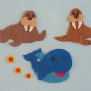 There's a Ruckus in the Ocean Felt Board Story/Felt Board Stories/Flannel board Stories/Felt Ocean Animals/Ocean Theme/Teaching Resource image 7