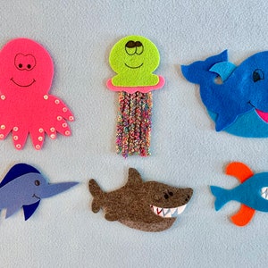 There's a Ruckus in the Ocean Felt Board Story/Felt Board Stories/Flannel board Stories/Felt Ocean Animals/Ocean Theme/Teaching Resource image 3