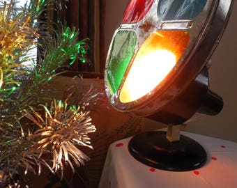 Retro Gem Color Wheel...Rotating Light for Aluminum Christmas Tree with original box