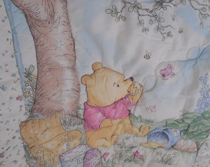 Vintage Classic Pooh Complete Crib Bedding Set 1998 Red Calliope Etsy