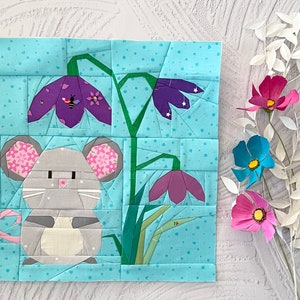 Merry Mouse Paper Pieced Pattern