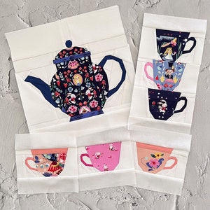 Motif de pièces de papier Tea Party