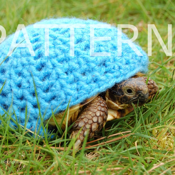 NEW crochet PATTERN instructions for a plain cozy for tortoises