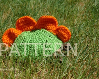 PATTERN for stegosaurus cozy for tortoises