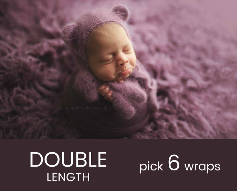 EXTRA LANGE Wraps Pick 6 Doppelte Länge Premium Natürlicher Neugeborener Wrap Extra Großer Käsetuch Wrap Baby Wrap Foto Requisite Bild 1