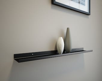 3.5" Extra Deep 2F Floating Ledge, Powder Coated and Stainless Steel
