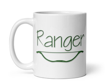 Dungeons and Dragons, Ranger, Hunter's Mark, Gift White glossy mug