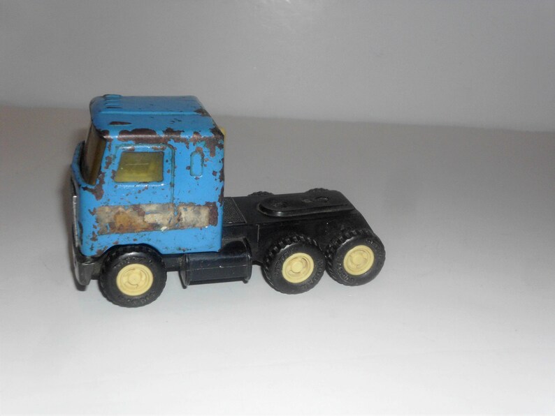 Vintage Buddy L Japan Blue metal die cast toy Semi Truck 1970/'s Buddy L VT3098