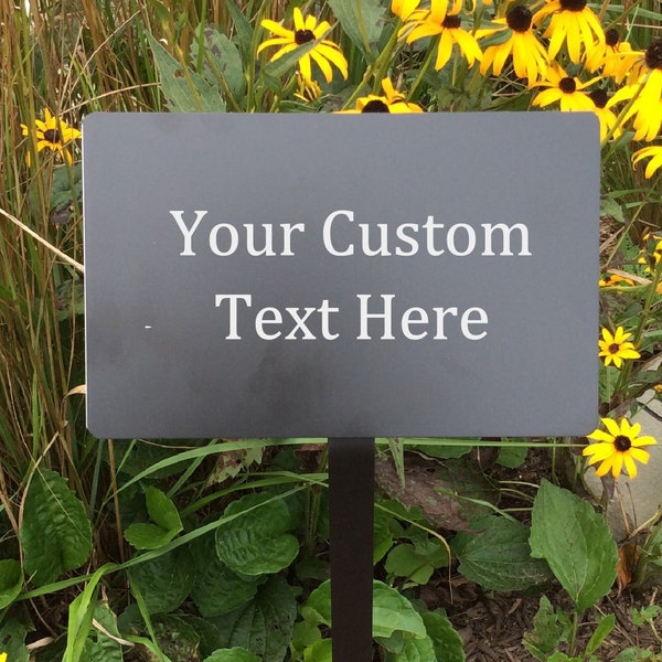 Metal Yard Signs Etsy