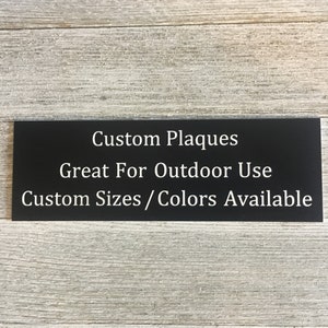 Custom Office Door Sign – Personalized Name Plate, Engraved Office Door Plaque, Custom Name Plaque for Home or Business