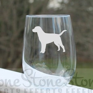 Dog Breed Stemless Wine Glass, 13 Designs - Perfect Gift for Dog Lovers