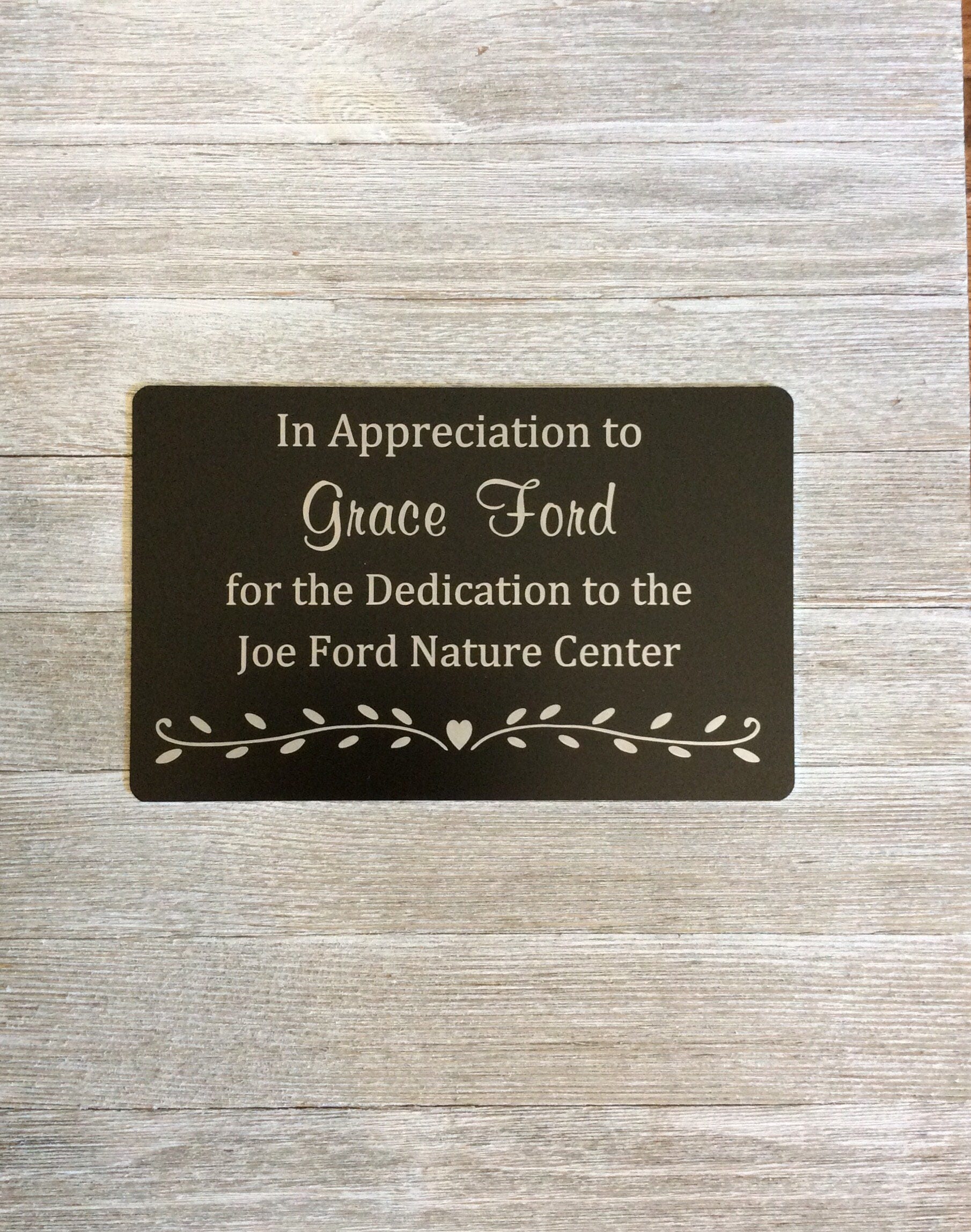 Memorial Memorial Plaques Personalized Plaque Plaque Metal Etsy