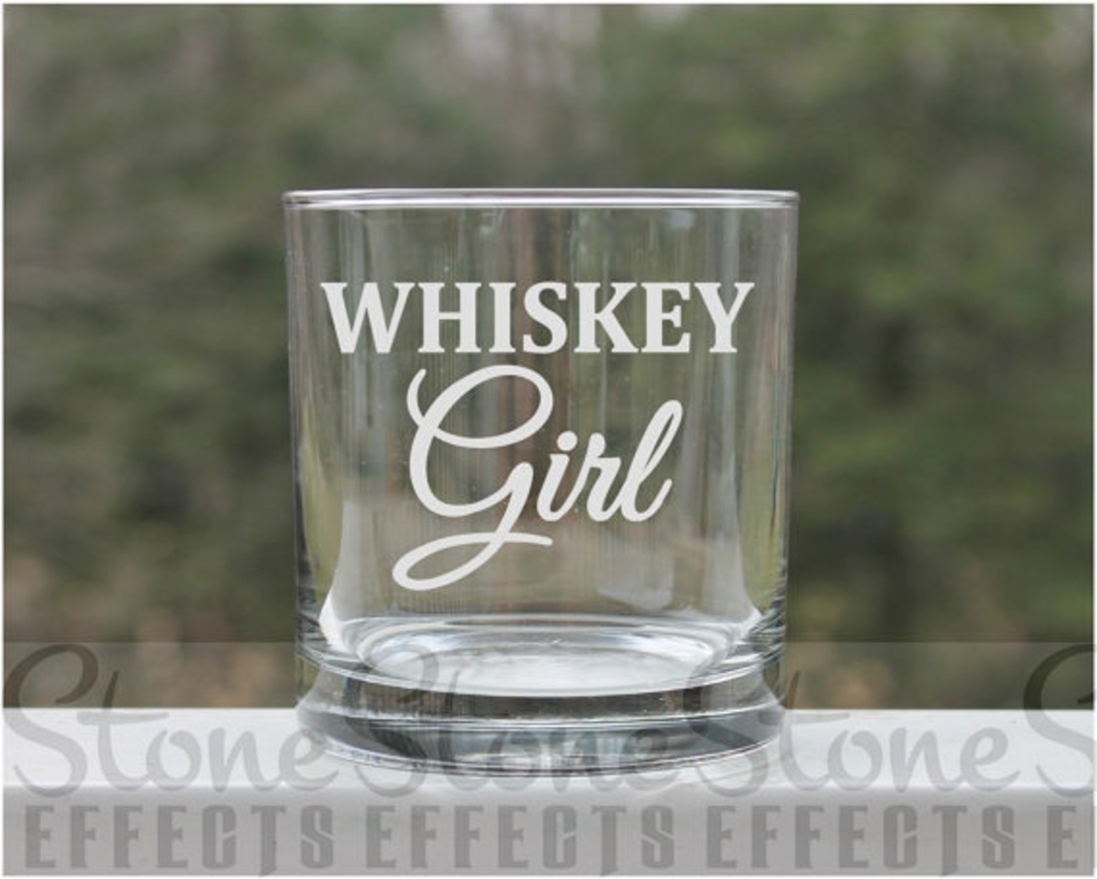 Etched Whiskey Glass Custom Whiskey Glasses Cocktail Etsy