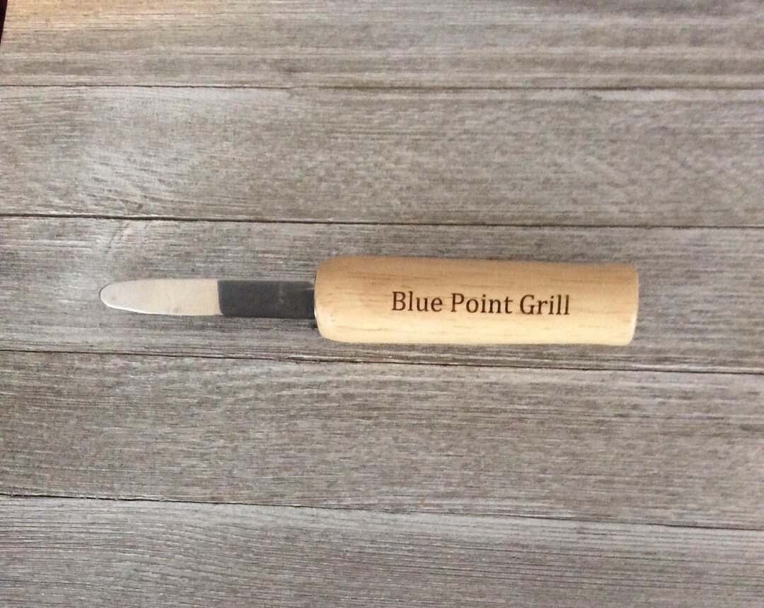 Personalized Oyster Knife, Engraved, Custom Engraved, Seafood Knife, Oysters, Knives, Wood Knife