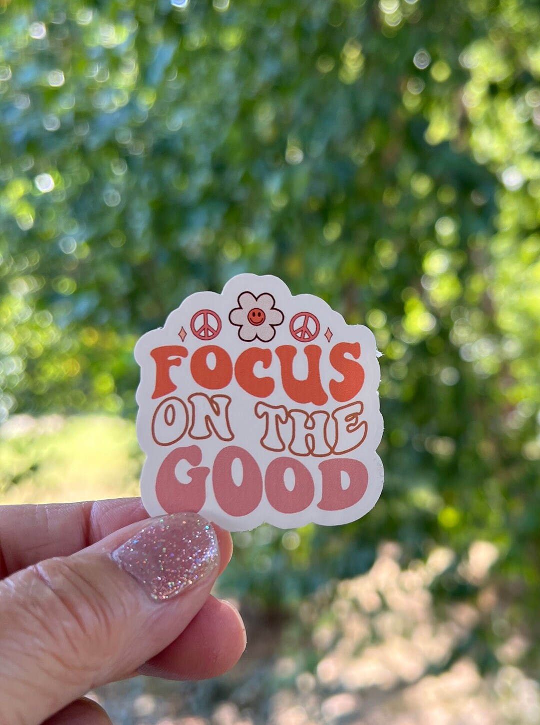 Positivity Sticker: Waterproof Vinyl Decal for Tumblers, Outdoors - Etsy