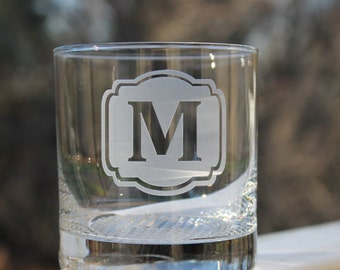 personalized whiskey glasses, monogram whiskey glass, etched whiskey glass, whiskey glass personalized, monogram whiskey