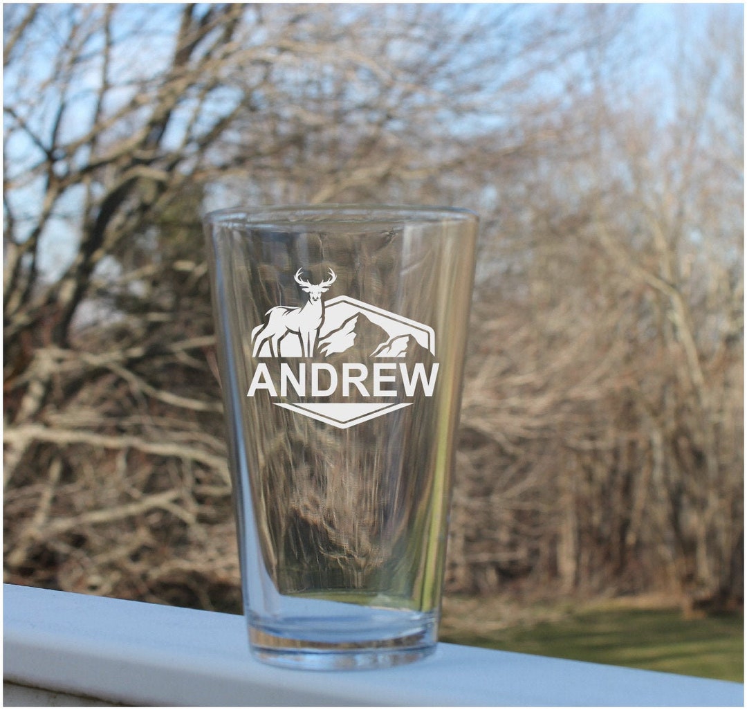 Personalized Pint Glasses, Etched Pint Glass, Custom Pint Glasses, Engraved Beer Glass - Etsy