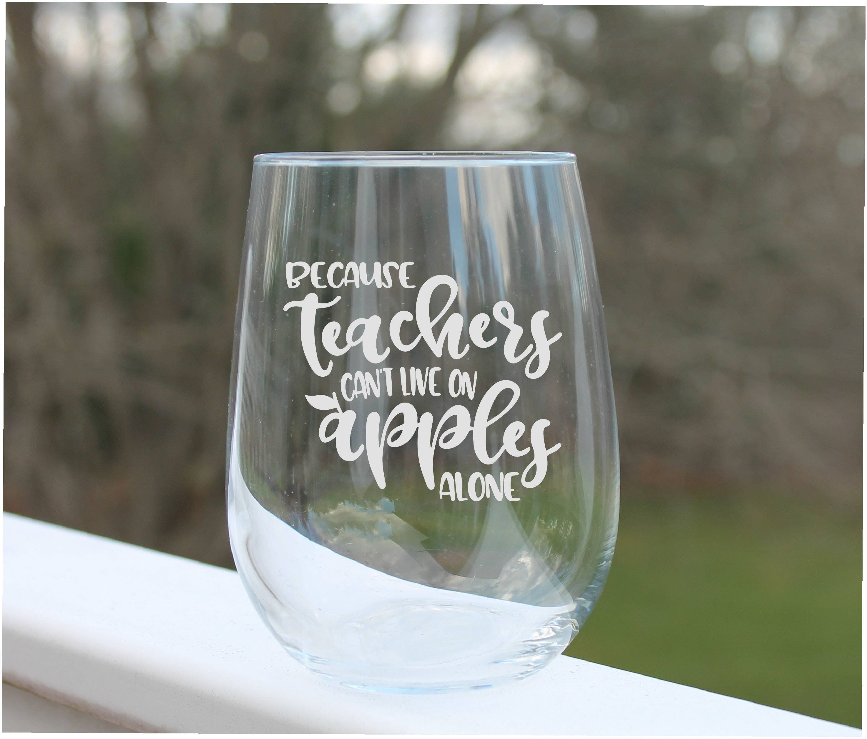 Teacher's wine glass Teacher's wine glass