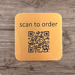 Custom QR Code Sign – Personalized Vemo and  Scan Tag for Business