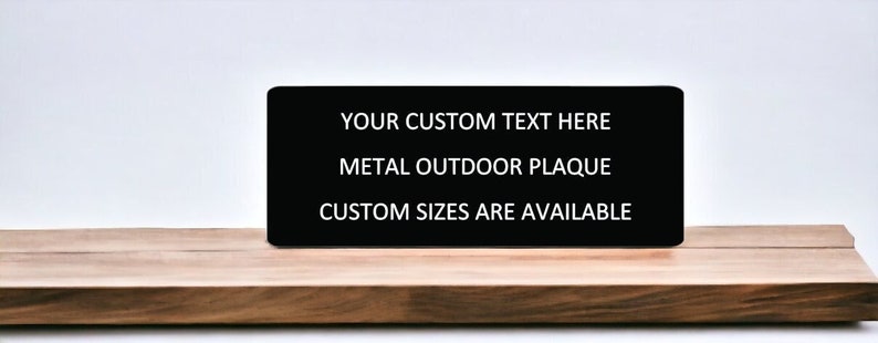 Add a Personal Touch with Our Custom Outdoor Metal Plaque. Transform your outdoor space with a personalized metal plaque, designed to last. Whether you're marking benches, fences, or any other outdoor areas or creating a lasting memorial