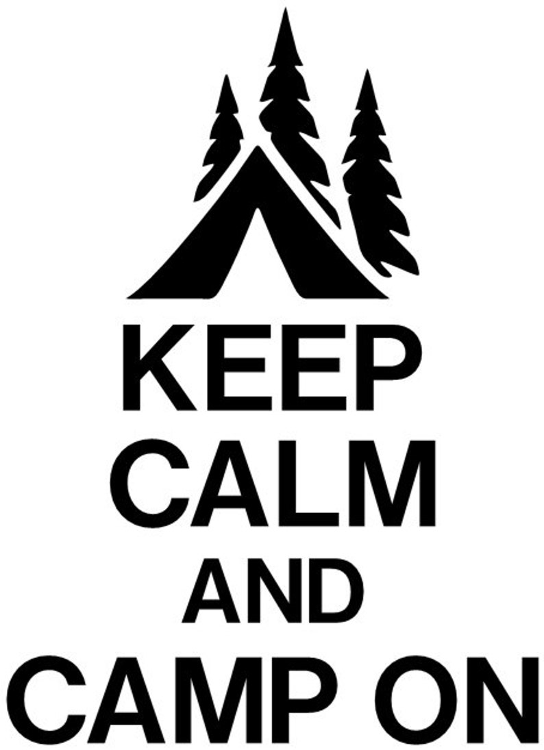 Camping Decals Camping Sticker Vinyl Decals Outdoor Vinyl Etsy