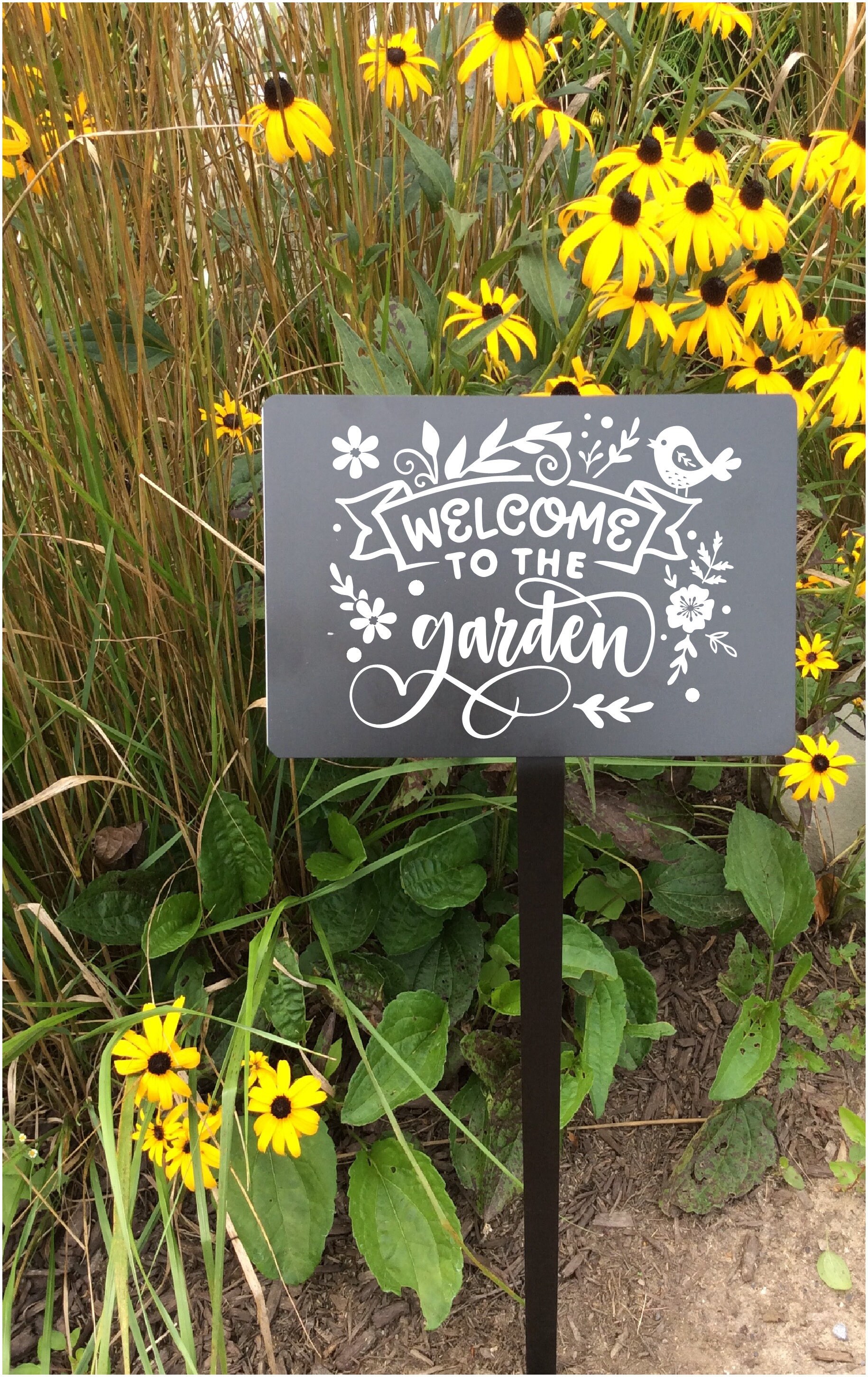 metal yard signs, yard stakes, outdoor plaques, personalized plaques