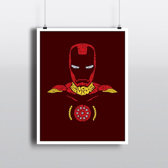superheroes symbols iron man