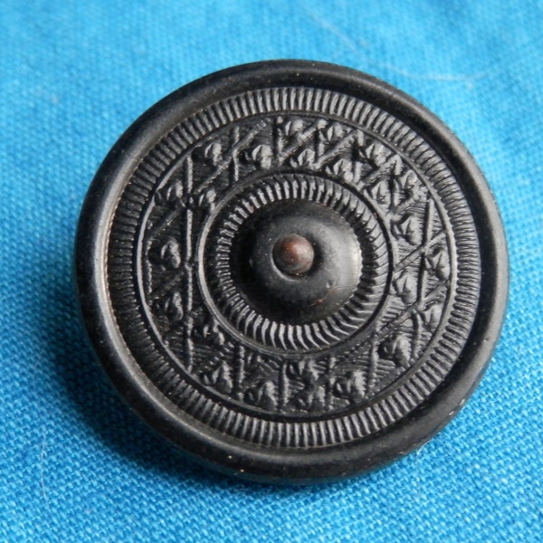 Antique Dated 1851 Goodyear Rubber Button