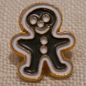 Gingerbread Man Button