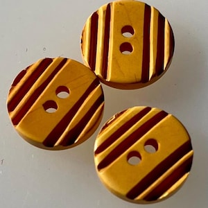 SET 3 Bakelite Vintage Buttons