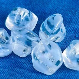 SET TINY Vintage Glass Buttons