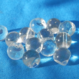 Vintage Glass Ball Button