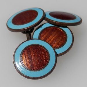 Antique Enamel Cufflinks