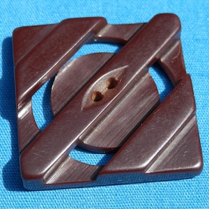 Vintage Bakelite SQUARE Button