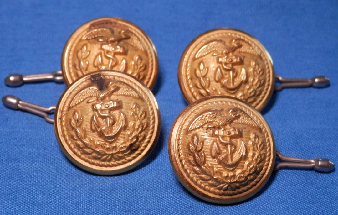 Vintage Brass U.S. Navy Button Lot - Etsy