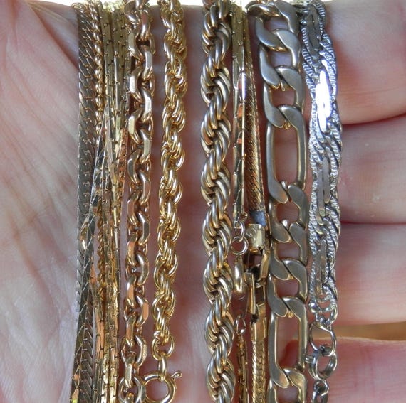 CHAINS Necklaces MIXED LOT - image 1