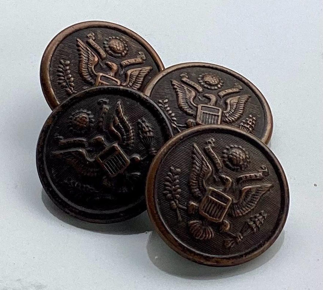 Wwi Button SET Antique Military WWI Buttons - Etsy