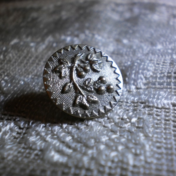 Vintage Pewter Button