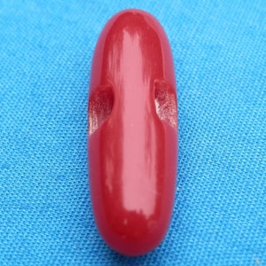 Bakelit Kirschroter Knebelknopf