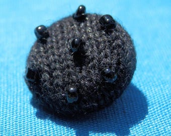 Vintage Thread Button Beaded