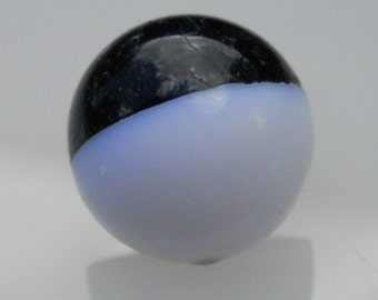 Black and White Dome Button