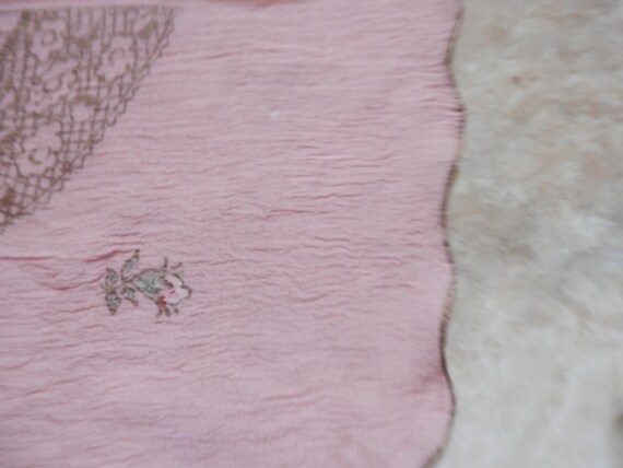 Vintage Pink Scarf Fans - image 3