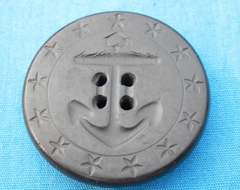 Vintage U.S. Navy Rubber Button